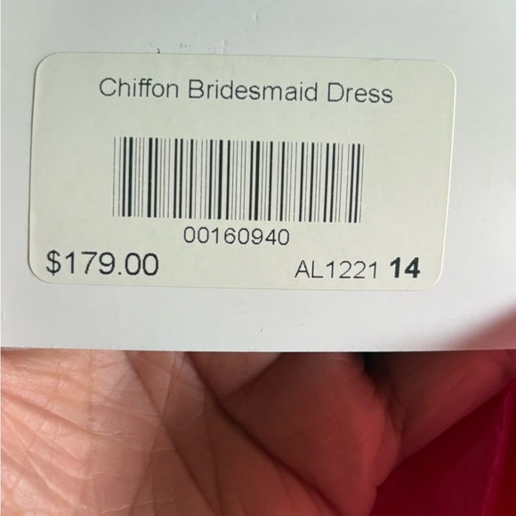NWT Allure Bridals Pink Bridesmaid Dress - Picture 3 of 4